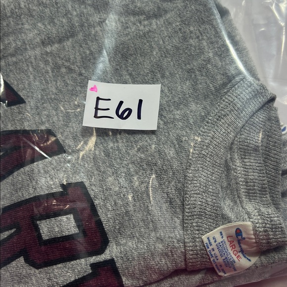 Vintage Champion Harvard Tennis T Shirt Single Stitch Made USA Large - Picture 9 of 9